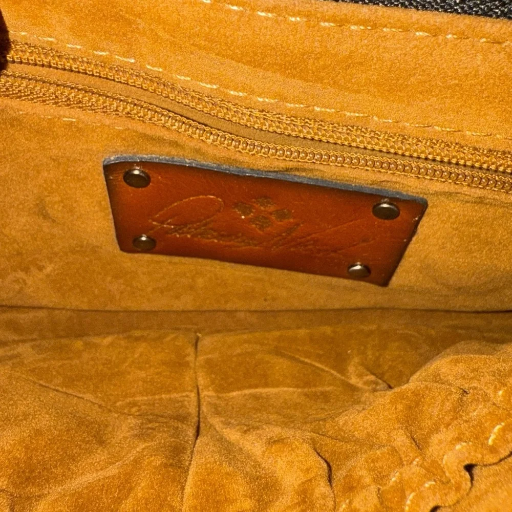 Patricia Nash Clutch Wristlet Black Leather - Picture 12 of 15